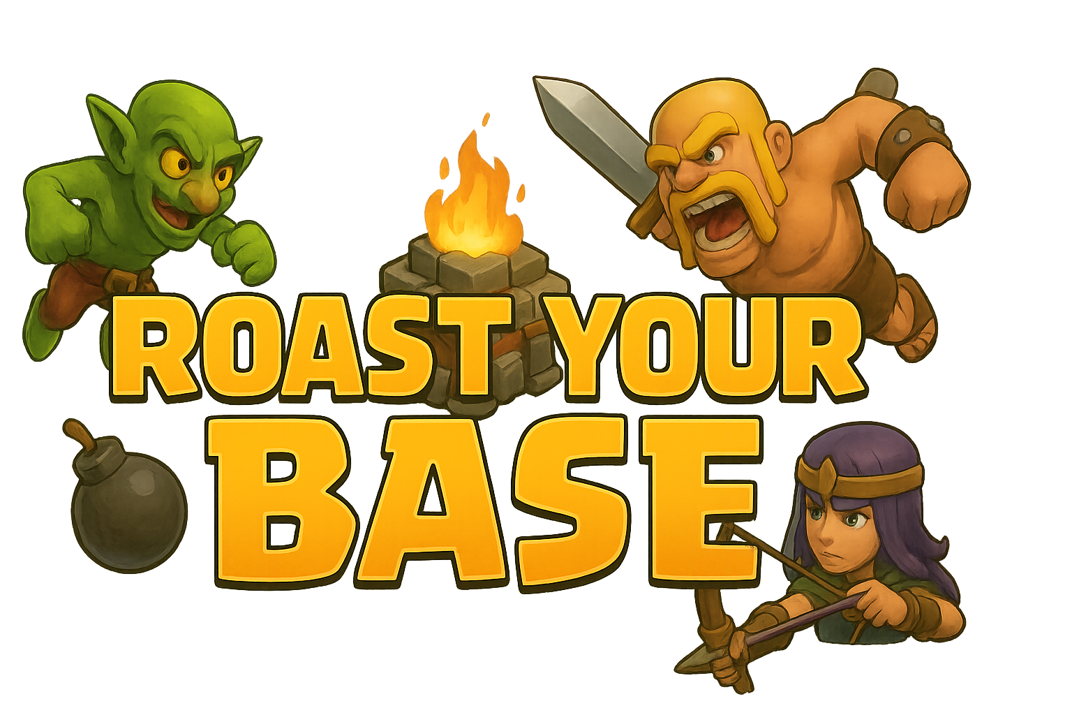 Roast Your Base – Clash of Clans Style